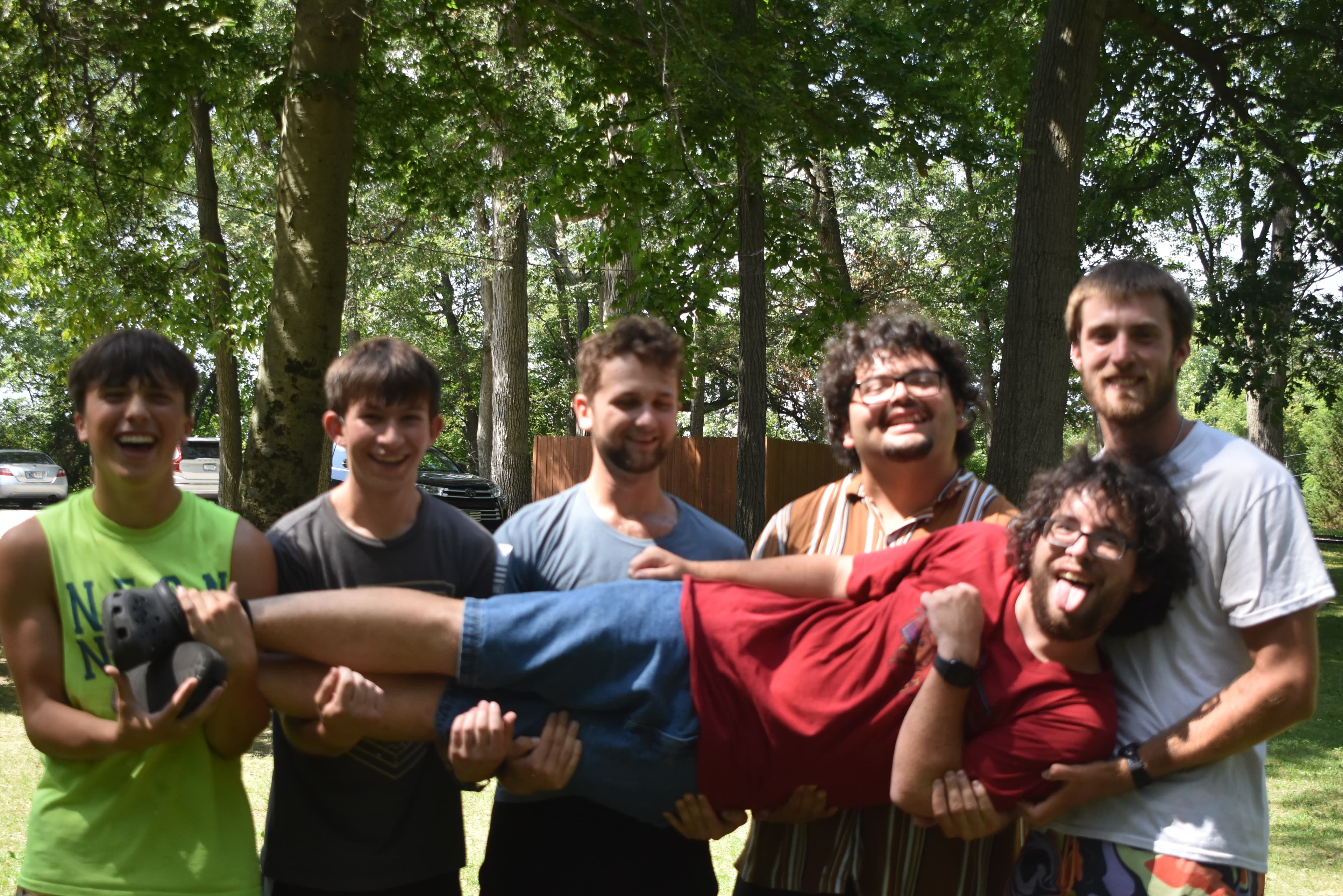 LIT volunteers serving alongside camp counselors